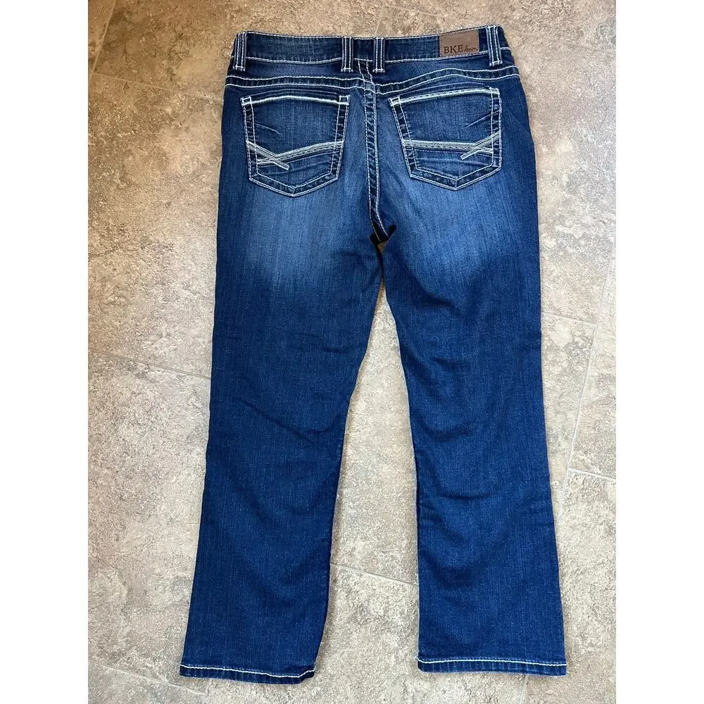 BKE Buckle Payton thick stitching denim jeans, women's size 30 - Picture 6 of 7